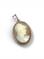 Anhänger Mandile 1922 Dame Cammei antichi in Silber Conchiglia 2MCICM211